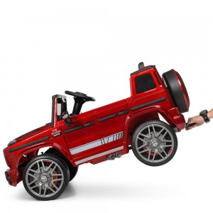 Дитячий електромобіль Джип Bambi M 4179 EBLRS-3 Mercedes AMG G63 Гелендваген, червоний