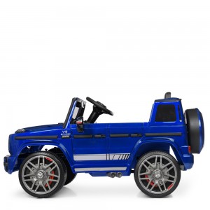 Детский электромобиль Джип Bambi M 4179 EBLRS-4 Mercedes AMG G63 Гелендваген, синий