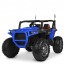 Дитячий електромобіль Джип Bambi M 4248 EBLR-4 Jeep, двомісний, синій