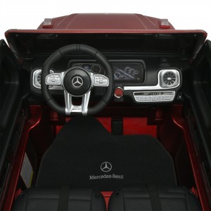 Дитячий електромобіль Джип Bambi M 4259 EBLRS-3, Mercedes G63 AMG, двомісний, червоний