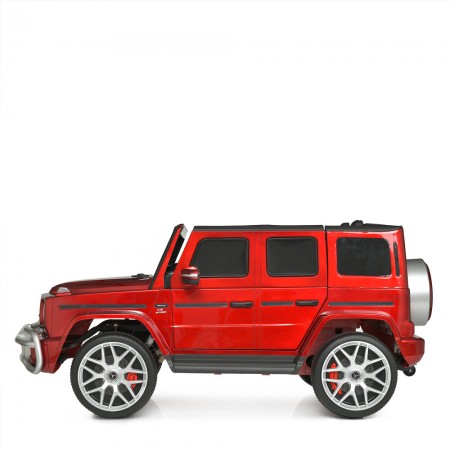 Дитячий електромобіль Джип Bambi M 4259 EBLRS-3, Mercedes G63 AMG, двомісний, червоний Дитячий електромобіль Джип Bambi M 4259 EBLRS-3, Mercedes G63 AMG, двомісний, червоний