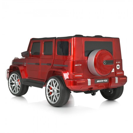 Дитячий електромобіль Джип Bambi M 4259 EBLRS-3, Mercedes G63 AMG, двомісний, червоний Дитячий електромобіль Джип Bambi M 4259 EBLRS-3, Mercedes G63 AMG, двомісний, червоний