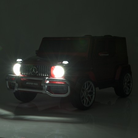 Дитячий електромобіль Джип Bambi M 4259 EBLRS-3, Mercedes G63 AMG, двомісний, червоний Дитячий електромобіль Джип Bambi M 4259 EBLRS-3, Mercedes G63 AMG, двомісний, червоний