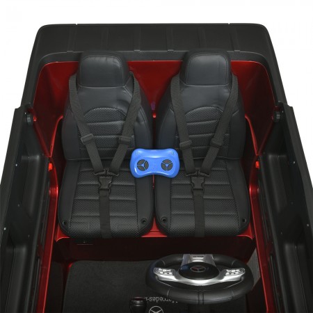 Дитячий електромобіль Джип Bambi M 4259 EBLRS-3, Mercedes G63 AMG, двомісний, червоний Дитячий електромобіль Джип Bambi M 4259 EBLRS-3, Mercedes G63 AMG, двомісний, червоний