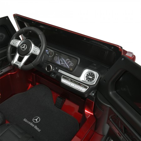 Дитячий електромобіль Джип Bambi M 4259 EBLRS-3, Mercedes G63 AMG, двомісний, червоний Дитячий електромобіль Джип Bambi M 4259 EBLRS-3, Mercedes G63 AMG, двомісний, червоний