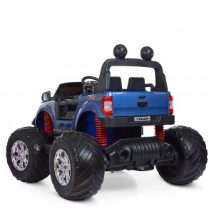 Дитячий електромобіль Джип Bambi M 4273 ELS-4 (24V) Ford Ranger (Monster Truck), синій