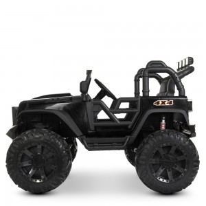 Дитячий електромобіль Джип Bambi M 4296 EBLR-2 (24V) Jeep, чорний