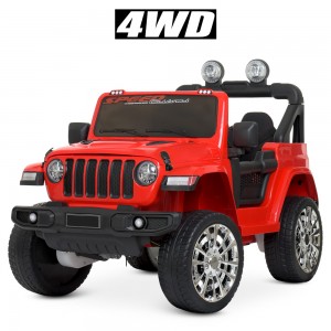 Дитячий електромобіль Джип Bambi M 4551 EBLR-3 Jeep Wrangler, червоний