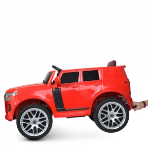 Дитячий електромобіль Джип Bambi M 4837 EBLR-3 Nissan, червоний