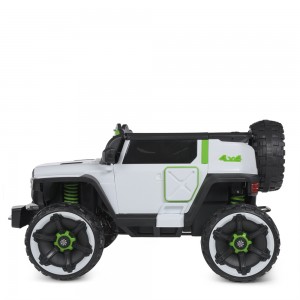 Дитячий електромобіль Джип Bambi M 4863 EBLR-1 Jeep, білий