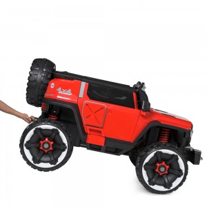 Дитячий електромобіль Джип Bambi M 4863 EBLR-3 Jeep, червоний