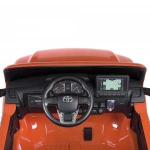 Детский электромобиль Джип Bambi M 4919 EBLRS-7 Toyota Hilux, оранжевый