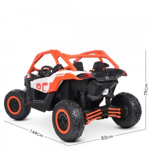 Детский электромобиль Джип Bambi M 4920 EBLR-7 Багги, оранжевый