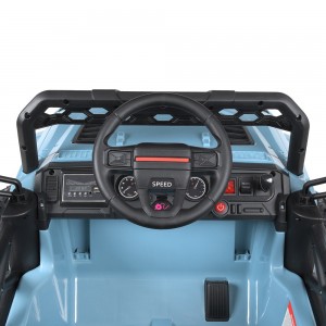 Дитячий електромобіль Джип Bambi M 4960 EBLR-4 Jeep, синій