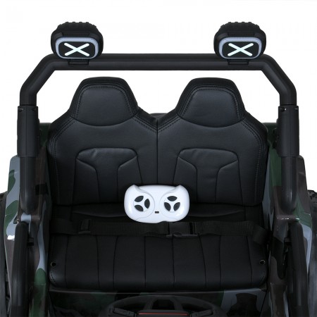 Дитячий електромобіль Джип Jeep Wrangler Bambi M 4960EBLRS-18, 2 мотори по 35W, EVA, шкіра, MP3, USB, Bluetooth, камуфляж