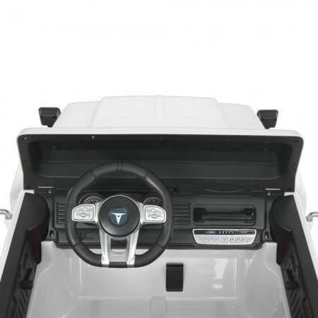 Детский электромобиль Джип Toyota Land Cruiser FJ40 Bambi M 4968 EBLR-1 двухместный белый, 4 мотора по 80W, EVA, кожа, USB, Bluetooth, свет Детский электромобиль Джип Toyota Land Cruiser FJ40 Bambi M 4968 EBLR-1 двухместный белый, 4 мотора по 80W, EVA, кожа, USB, Bluetooth, свет