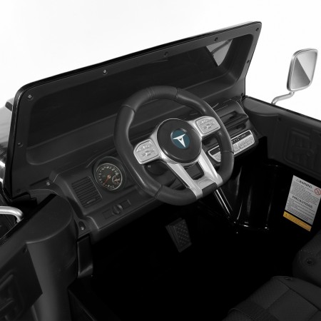Детский электромобиль Джип Toyota Land Cruiser FJ40 Bambi M 4968 EBLR-2 двухместный черный, 4 мотора по 80W, EVA, кожа, USB, Bluetooth, свет Детский электромобиль Джип Toyota Land Cruiser FJ40 Bambi M 4968 EBLR-2 двухместный черный, 4 мотора по 80W, EVA, кожа, USB, Bluetooth, свет