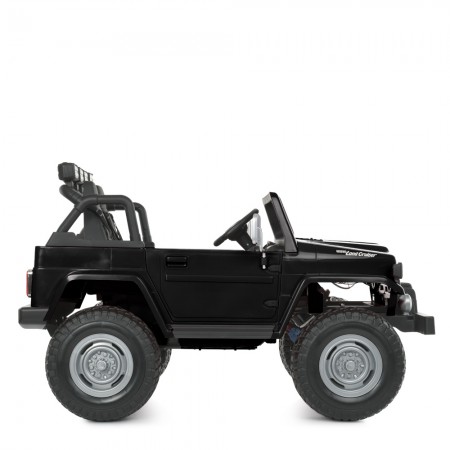 Детский электромобиль Джип Toyota Land Cruiser FJ40 Bambi M 4968 EBLR-2 двухместный черный, 4 мотора по 80W, EVA, кожа, USB, Bluetooth, свет Детский электромобиль Джип Toyota Land Cruiser FJ40 Bambi M 4968 EBLR-2 двухместный черный, 4 мотора по 80W, EVA, кожа, USB, Bluetooth, свет