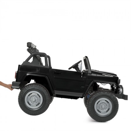 Детский электромобиль Джип Toyota Land Cruiser FJ40 Bambi M 4968 EBLR-2 двухместный черный, 4 мотора по 80W, EVA, кожа, USB, Bluetooth, свет Детский электромобиль Джип Toyota Land Cruiser FJ40 Bambi M 4968 EBLR-2 двухместный черный, 4 мотора по 80W, EVA, кожа, USB, Bluetooth, свет
