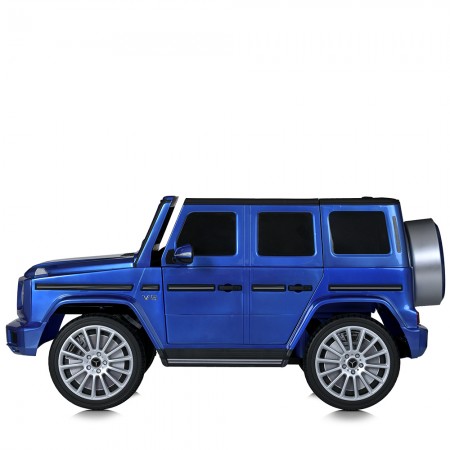 Детский электромобиль Джип Mercedes-Benz G-Class G500 Гелендваген Bambi M 5028 EBLRS-4 крашеный синий, 4 мотора по 25W, EVA, кожа, MP3, USB Детский электромобиль Джип Mercedes-Benz G-Class G500 Гелендваген Bambi M 5028 EBLRS-4 крашеный синий, 4 мотора по 25W, EVA, кожа, MP3, USB