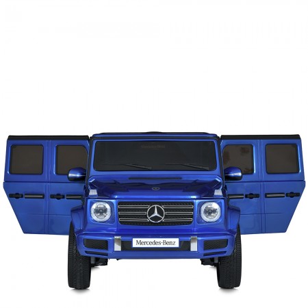 Детский электромобиль Джип Mercedes-Benz G-Class G500 Гелендваген Bambi M 5028 EBLRS-4 крашеный синий, 4 мотора по 25W, EVA, кожа, MP3, USB Детский электромобиль Джип Mercedes-Benz G-Class G500 Гелендваген Bambi M 5028 EBLRS-4 крашеный синий, 4 мотора по 25W, EVA, кожа, MP3, USB
