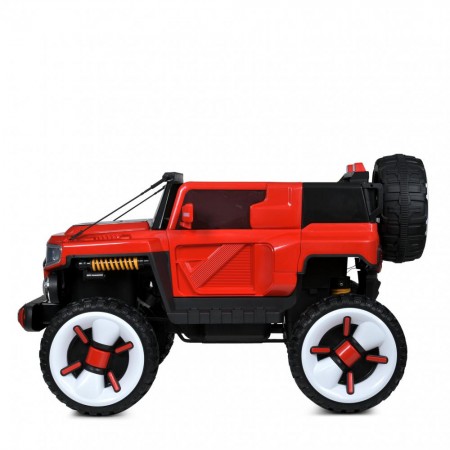 Детский электромобиль Джип Bambi M 5075EBLR-3, двухместный, красный Детский электромобиль Джип Bambi M 5075EBLR-3, двухместный, красный