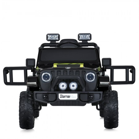 Детский электромобиль Джип Bambi Racer M 5103 EBLR-2 Jeep, 2 мотора по 40W, EVA, сиденье из эко-кожи, MP3, Bluetooth, черный Детский электромобиль Джип Bambi Racer M 5103 EBLR-2 Jeep, 2 мотора по 40W, EVA, сиденье из эко-кожи, MP3, Bluetooth, черный