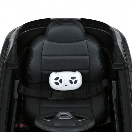 Дитячий електромобіль Джип Audi Q7 M 5796EBLR-2, 2 мотори по 35W, EVA, екошкіра, MP3, USB, Bluetooth, чорний