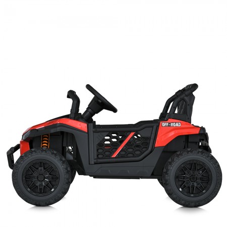 Дитячий електромобіль Джип Баггі Can-Am Maverick Bambi M 5811 EBLR-3 червоний, 2 мотори по 65W, EVA, шкіра, MP3, USB, Bluetooth, TF Дитячий електромобіль Джип Баггі Can-Am Maverick Bambi M 5811 EBLR-3 червоний, 2 мотори по 65W, EVA, шкіра, MP3, USB, Bluetooth, TF