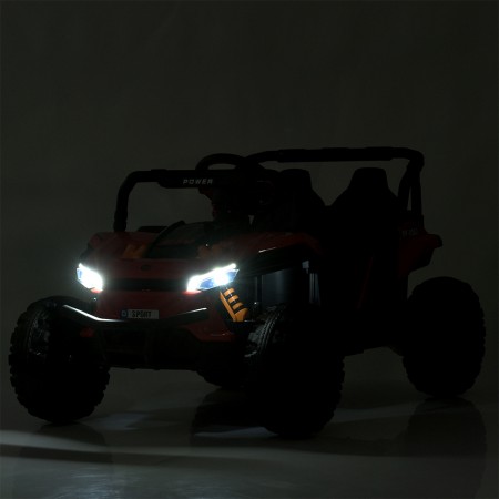 Дитячий електромобіль Джип Баггі Can-Am Maverick Bambi M 5811 EBLR-3 червоний, 2 мотори по 65W, EVA, шкіра, MP3, USB, Bluetooth, TF Дитячий електромобіль Джип Баггі Can-Am Maverick Bambi M 5811 EBLR-3 червоний, 2 мотори по 65W, EVA, шкіра, MP3, USB, Bluetooth, TF