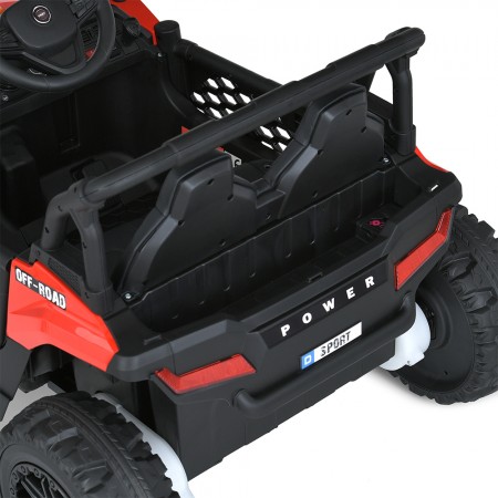 Дитячий електромобіль Джип Баггі Can-Am Maverick Bambi M 5811 EBLR-3 червоний, 2 мотори по 65W, EVA, шкіра, MP3, USB, Bluetooth, TF Дитячий електромобіль Джип Баггі Can-Am Maverick Bambi M 5811 EBLR-3 червоний, 2 мотори по 65W, EVA, шкіра, MP3, USB, Bluetooth, TF