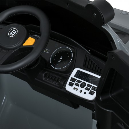 Детский электромобиль Джип Bambi M 5821 EBLR-11 Jeep, 4 мотора по 45W, EVA, кожа, Bluetooth, MP3, серый Детский электромобиль Джип Bambi M 5821 EBLR-11 Jeep, 4 мотора по 45W, EVA, кожа, Bluetooth, MP3, серый