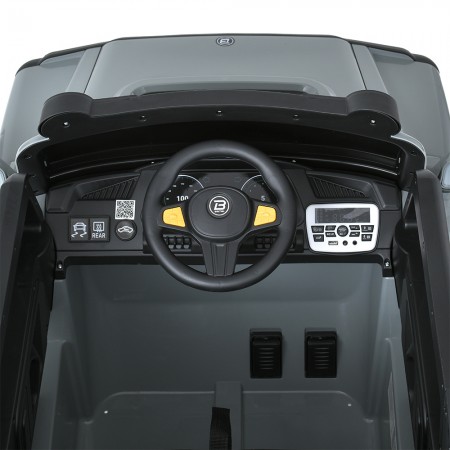 Детский электромобиль Джип Bambi M 5821 EBLR-11 Jeep, 4 мотора по 45W, EVA, кожа, Bluetooth, MP3, серый Детский электромобиль Джип Bambi M 5821 EBLR-11 Jeep, 4 мотора по 45W, EVA, кожа, Bluetooth, MP3, серый