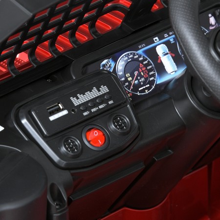 Дитячий електромобіль Джип Bambi M 5836 EBLRS-3 Jeep, червоний
