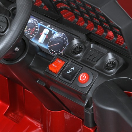 Дитячий електромобіль Джип Bambi M 5836 EBLRS-3 Jeep, червоний