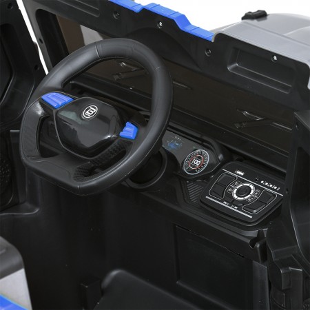 Дитячий електромобіль Джип Jeep Wrangler Rubicon Bambi M 5845EBLRS-4 синій фарбований, 4 мотори по 45W, EVA, екошкіра, MP3, Bluetooth Дитячий електромобіль Джип Jeep Wrangler Rubicon Bambi M 5845EBLRS-4 синій фарбований, 4 мотори по 45W, EVA, екошкіра, MP3, Bluetooth