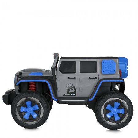 Дитячий електромобіль Джип Jeep Wrangler Rubicon Bambi M 5845EBLRS-4 синій фарбований, 4 мотори по 45W, EVA, екошкіра, MP3, Bluetooth Дитячий електромобіль Джип Jeep Wrangler Rubicon Bambi M 5845EBLRS-4 синій фарбований, 4 мотори по 45W, EVA, екошкіра, MP3, Bluetooth