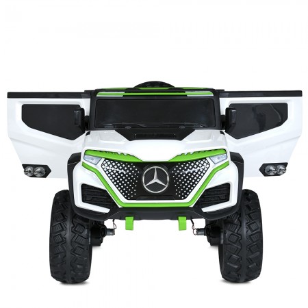 Дитячий електромобіль Джип Mercedes-Benz Ener-G-Force M 5912 EBLR-1, 4 мотори по 25W, EVA, екошкіра, MP3, USB, Bluetooth, білий Дитячий електромобіль Джип Mercedes-Benz Ener-G-Force M 5912 EBLR-1, 4 мотори по 25W, EVA, екошкіра, MP3, USB, Bluetooth, білий