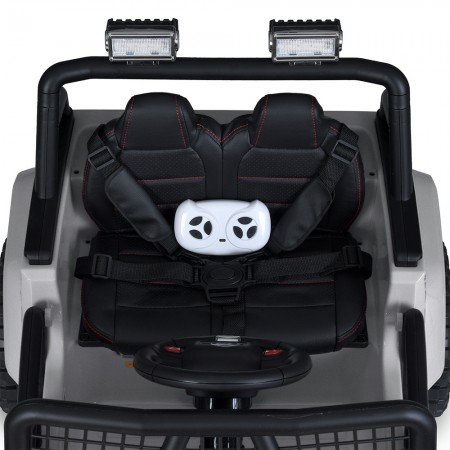 Джип M 5991EBLR-1 24V 1шт 2, 4G, 1аккум24V5AH, 4мотора50W, BLUETOOTH, USB, TF, EVA, музыка, свет, шкіра, білий Джип M 5991EBLR-1 24V 1шт 2, 4G, 1аккум24V5AH, 4мотора50W, BLUETOOTH, USB, TF, EVA, музыка, свет, шкіра, білий