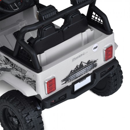 Джип M 5991EBLR-1 24V 1шт 2, 4G, 1аккум24V5AH, 4мотора50W, BLUETOOTH, USB, TF, EVA, музыка, свет, шкіра, білий Джип M 5991EBLR-1 24V 1шт 2, 4G, 1аккум24V5AH, 4мотора50W, BLUETOOTH, USB, TF, EVA, музыка, свет, шкіра, білий