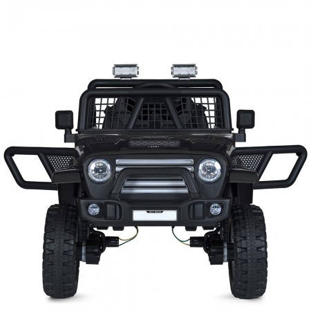 Джип M 5991EBLR-2 24V 1шт 2, 4G, 1аккум24V5AH, 4мотора50W, BLUETOOTH, USB, TF, EVA, музика, світло, шкіра, чорний Джип M 5991EBLR-2 24V 1шт 2, 4G, 1аккум24V5AH, 4мотора50W, BLUETOOTH, USB, TF, EVA, музика, світло, шкіра, чорний
