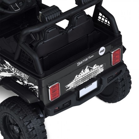 Джип M 5991EBLR-2 24V 1шт 2, 4G, 1аккум24V5AH, 4мотора50W, BLUETOOTH, USB, TF, EVA, музика, світло, шкіра, чорний Джип M 5991EBLR-2 24V 1шт 2, 4G, 1аккум24V5AH, 4мотора50W, BLUETOOTH, USB, TF, EVA, музика, світло, шкіра, чорний