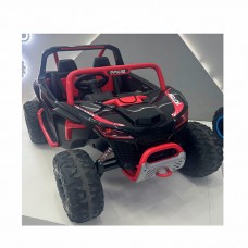 Джип M 6066EBLR-3 2.4G на радиоуправлении, 2акум12V7AH, 2мотора45W, USB, TF, EVA, музыка, шкіра, свет, червоний