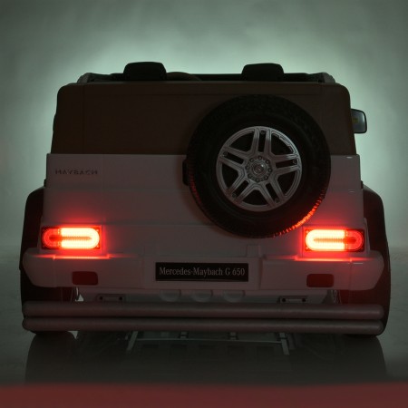 Джип M 6150AL-1 24V 1шт 1*24V200W, 1*24V10AH, гумов.колеса, BLUETOOTH, USB, шкіра, світло, білий