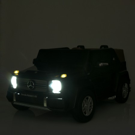 Джип M 6150AL-2 24V 1шт 1*24V200W, 1*24V10AH, гумов.колеса, BLUETOOTH, USB, шкіра, світло, чорний