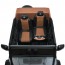 Джип M 6150AL-2 24V 1шт 1*24V200W, 1*24V10AH, гумов.колеса, BLUETOOTH, USB, шкіра, світло, чорний
