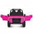 Дитячий електромобіль Джип Toyota Land Cruiser M 6280EBLR-8 двомісний, 2 мотори по 45W, MP3/USB/TF, Bluetooth, EVA, шкіра, рожевий