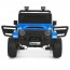 Детский электромобиль Джип Jeep Wrangler M 6287EBLR-4 двухместный синий, 4 мотора по 45W, EVA, кожа, Bluetooth