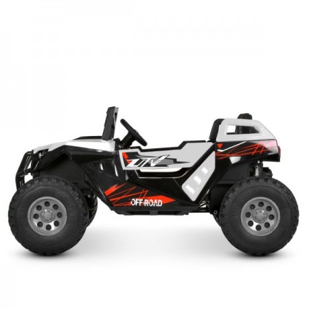 Джип M 6291EBLR-1(24V) (1шт) 2,4G, 4мотори35W, 2акум12V7AH, MP3, USB, BLUETOOTH, EVA, TF, шкіра, світло, музика, білий Джип M 6291EBLR-1(24V) (1шт) 2,4G, 4мотори35W, 2акум12V7AH, MP3, USB, BLUETOOTH, EVA, TF, шкіра, світло, музика, білий