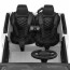 Детский электромобиль Джип Toyota Land Cruiser M 6296EBLR-1 двухместный, 4 мотора по 45W, EVA, кожа, MP3, Bluetooth, белый